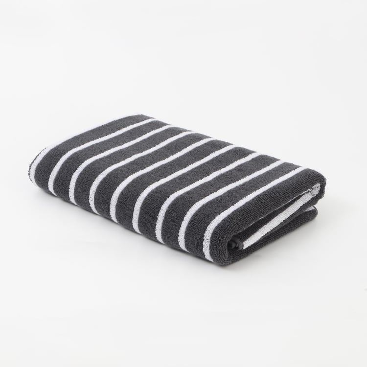 Colour Refresh Essence Cotton Striped Bath Towel - 140x70cm