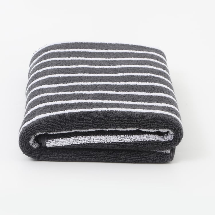 Colour Refresh Essence Cotton Striped Bath Towel - 140x70cm