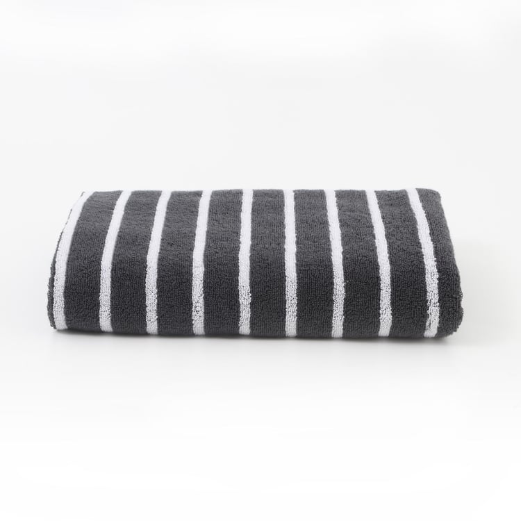 Colour Refresh Essence Cotton Striped Bath Towel - 140x70cm