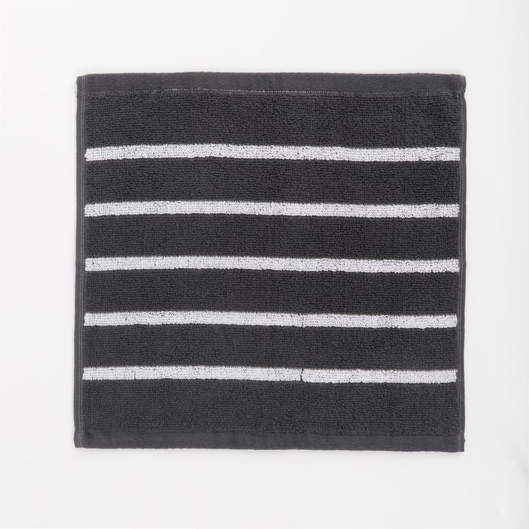 Colour Refresh Essence Striped Cotton Face Towel - 30x30cm