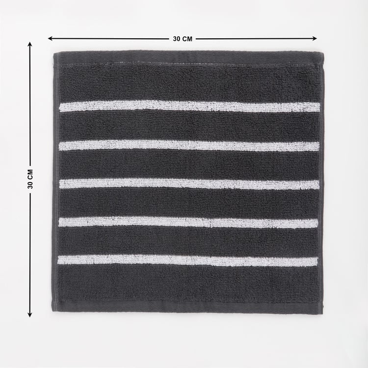 Colour Refresh Essence Striped Cotton Face Towel - 30x30cm