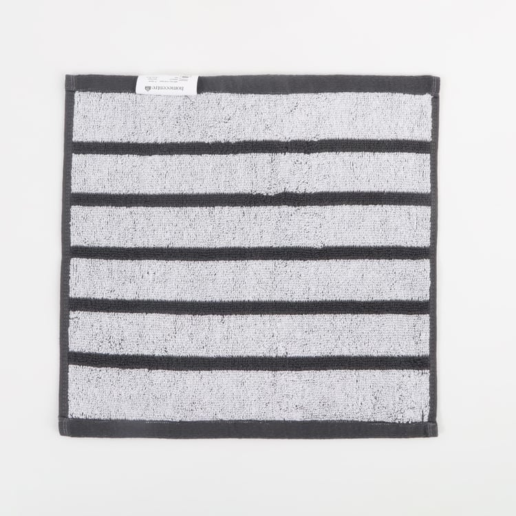 Colour Refresh Essence Striped Cotton Face Towel - 30x30cm