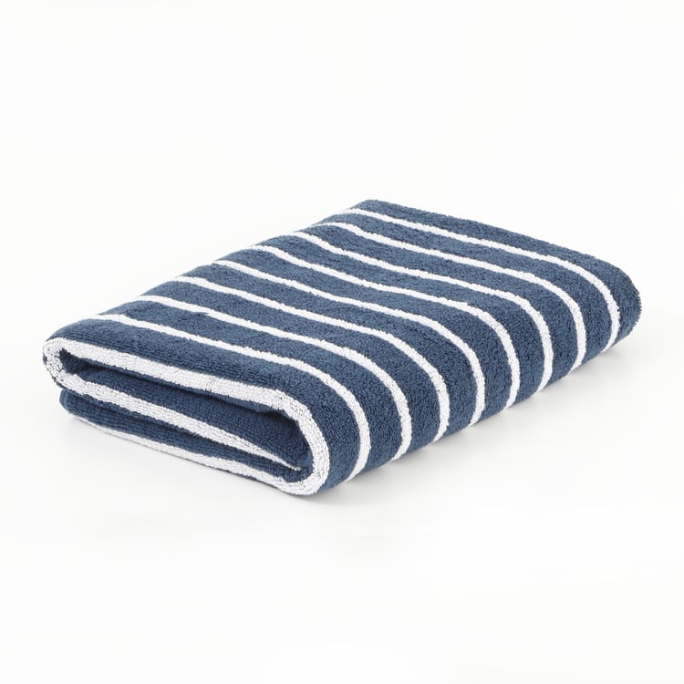 Colour Refresh Essence Cotton Striped Bath Towel - 140x70cm