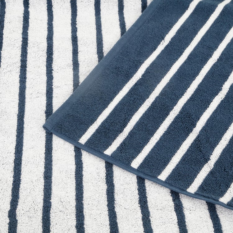 Colour Refresh Essence Cotton Striped Bath Towel - 140x70cm