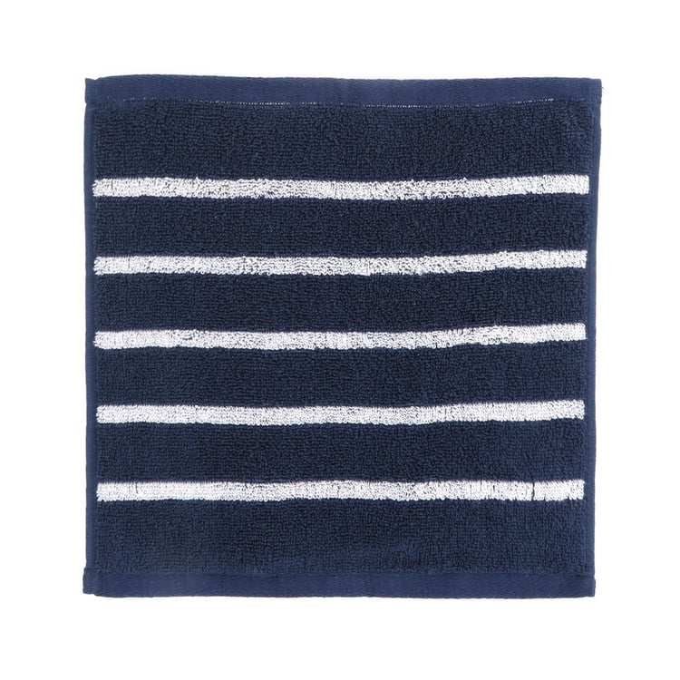 Colour Refresh Essence Striped Cotton Face Towel - 30x30cm