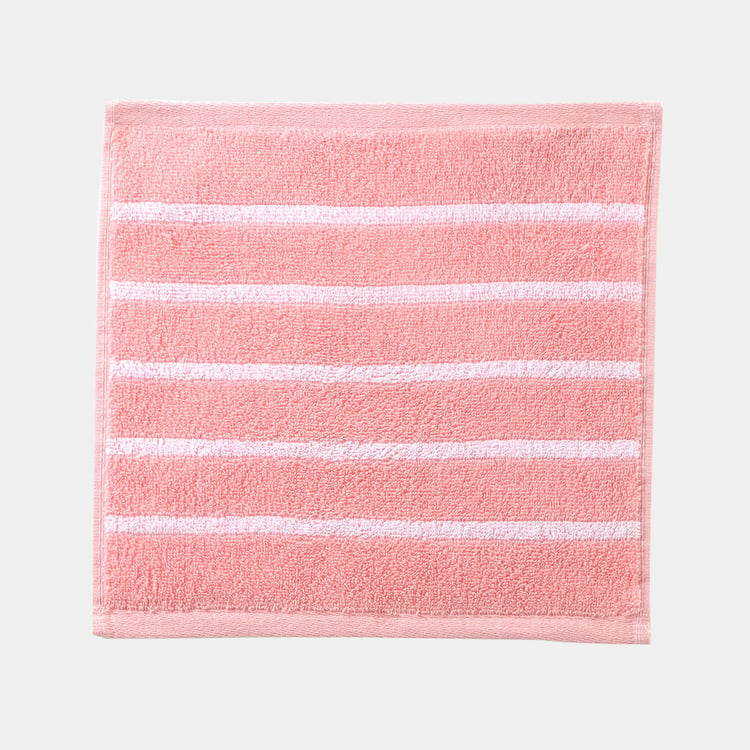 Colour Refresh Essence Striped Cotton Face Towel - 30x30cm