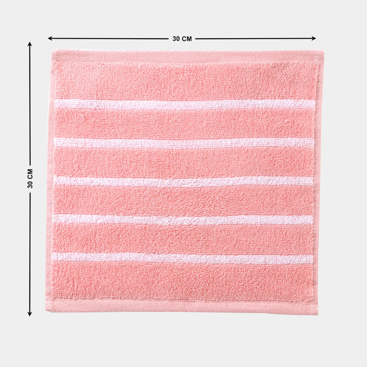 Colour Refresh Essence Striped Cotton Face Towel - 30x30cm