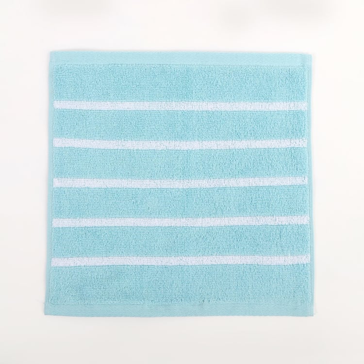 Colour Refresh Essence Striped Cotton Face Towel - 30x30cm