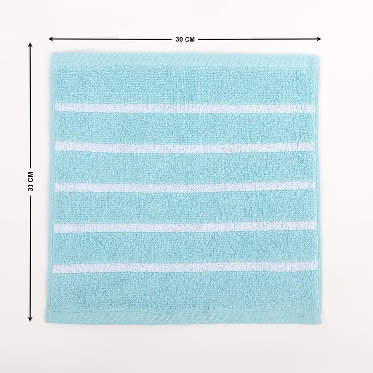 Colour Refresh Essence Striped Cotton Face Towel - 30x30cm