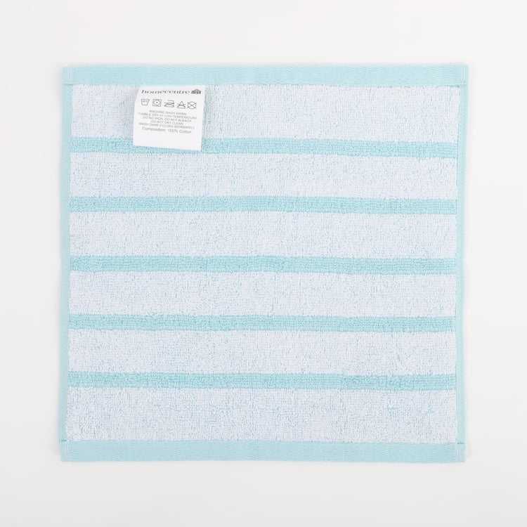 Colour Refresh Essence Striped Cotton Face Towel - 30x30cm