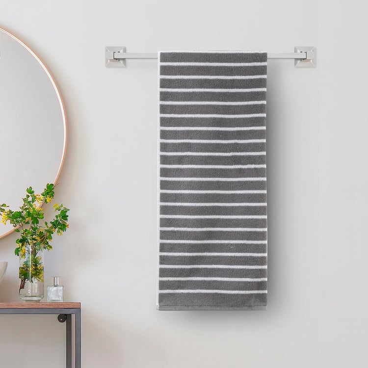 Colour Refresh Essence Cotton Striped Bath Towel - 140x70cm