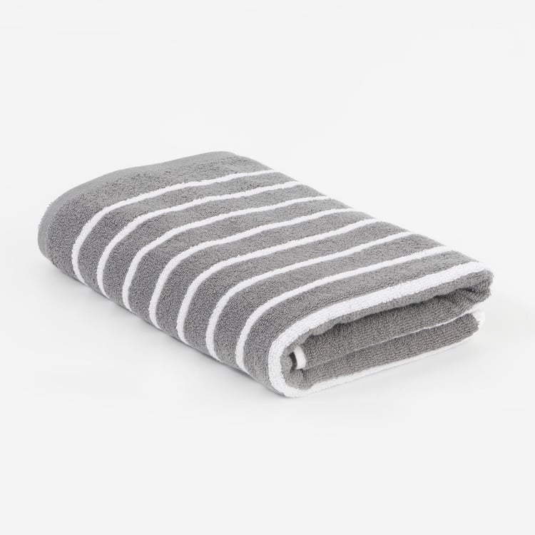 Colour Refresh Essence Cotton Striped Bath Towel - 140x70cm