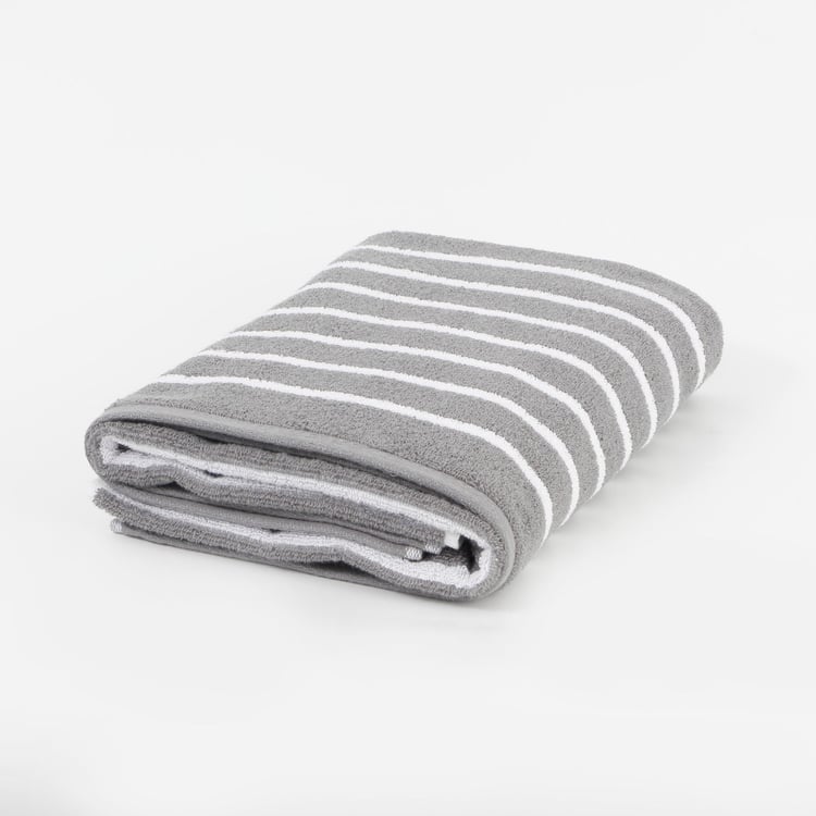 Colour Refresh Essence Cotton Striped Bath Towel - 140x70cm