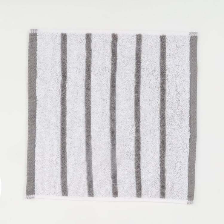 Colour Refresh Essence Striped Cotton Face Towel - 30x30cm