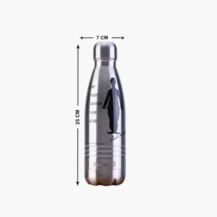 SERVEWELL Charlie Stainless Steel Vacuum Water Bottle - 500ml