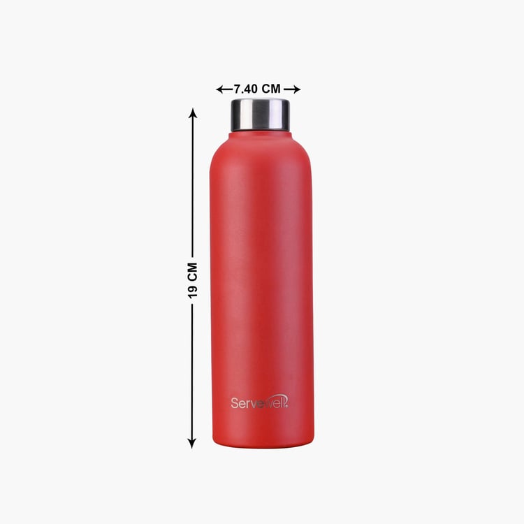 SERVEWELL Hydration Stainless Steel Water Bottle - 675ml