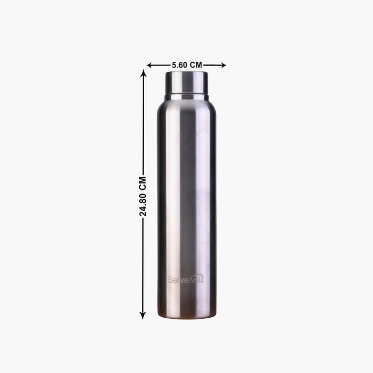 SERVEWELL Hydration Stainless Steel Water Bottle - 600ml