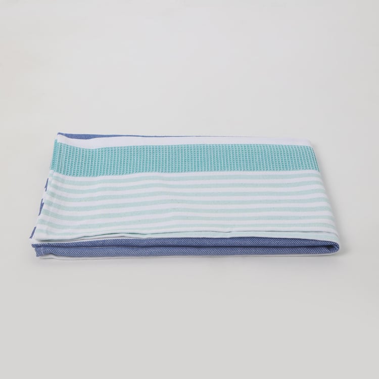 Nova Santorini Cotton Striped Bath Towel - 150x75cm