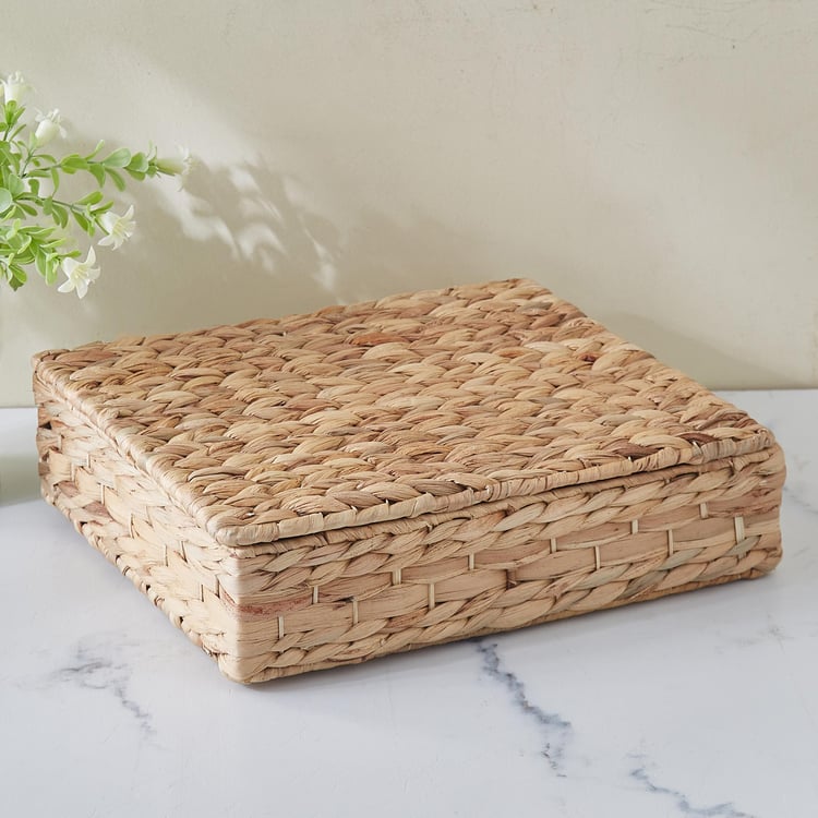 Regan Juvale Seagrass and Iron Storage Box