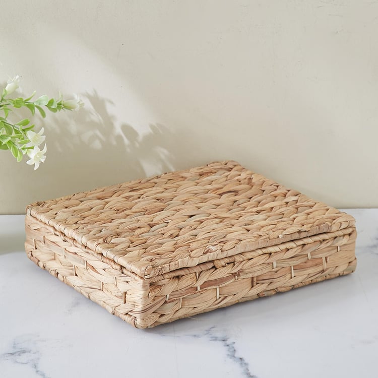 Regan Juvale Seagrass and Iron Storage Box