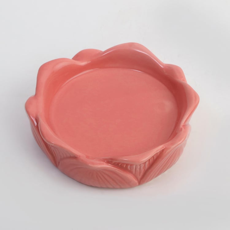 Corsica Ceramic Floral Soap Dish