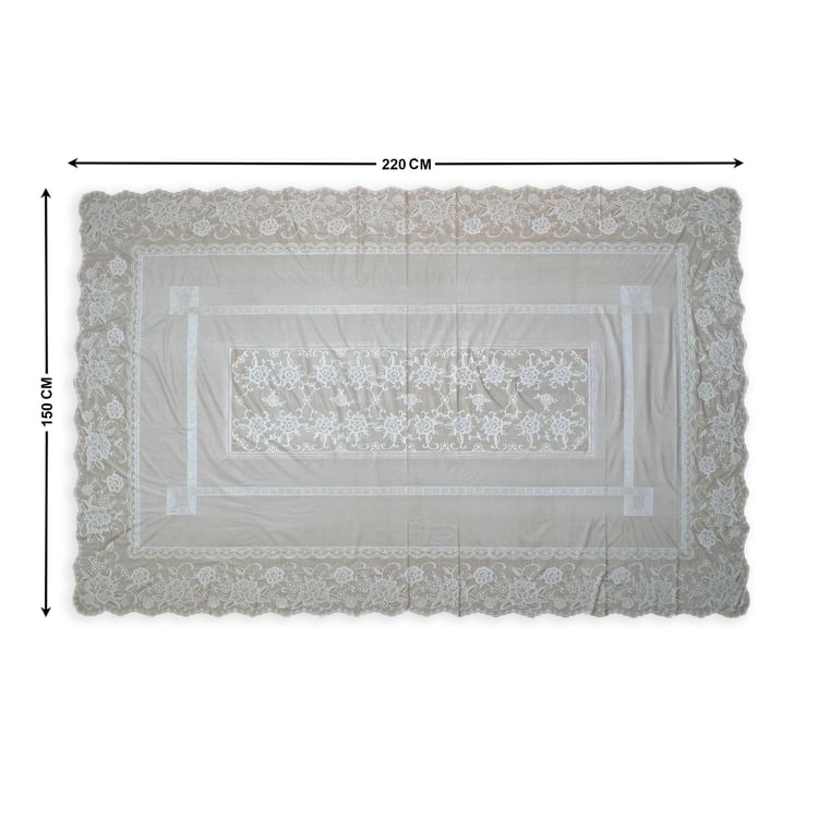 Corsica Bloom Floral PVC 8-Seater Table Cloth - 220x150cm