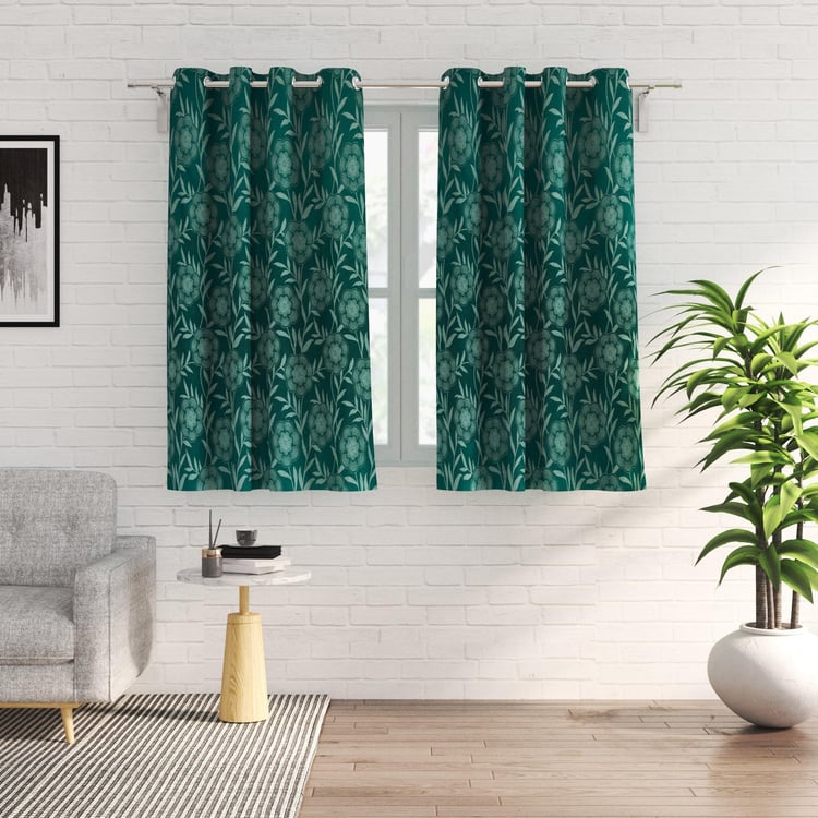 Griffin Set of 2 Jacquard Blackout Window Curtains