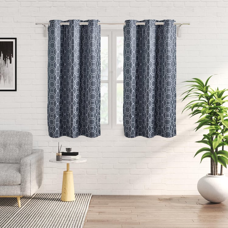 Griffin Ether Printed Blackout Window Curtain