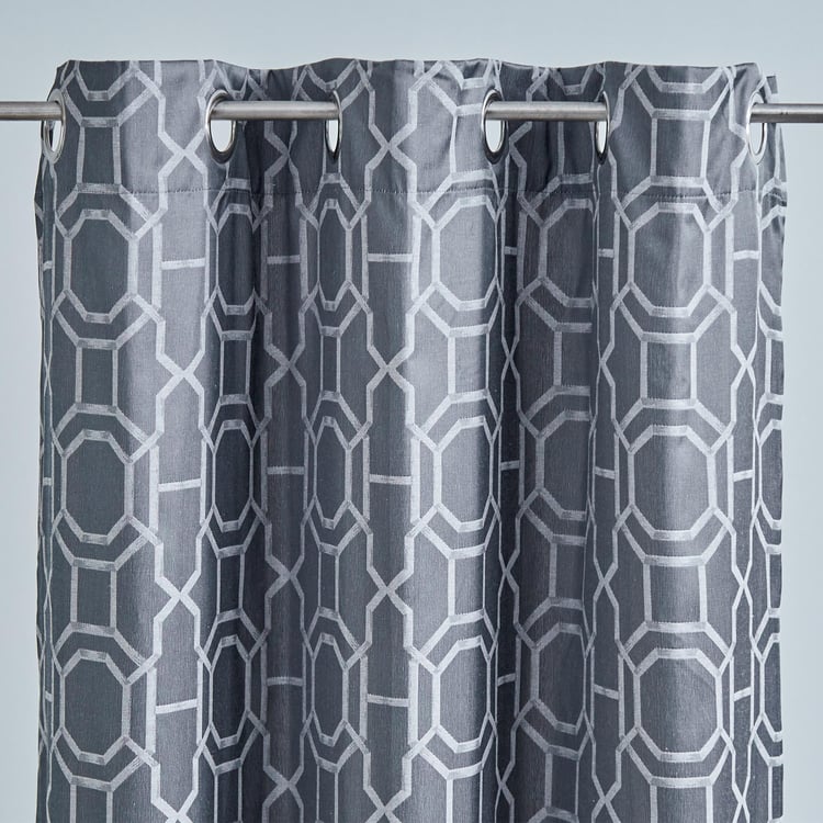 Griffin Ether Printed Blackout Window Curtain