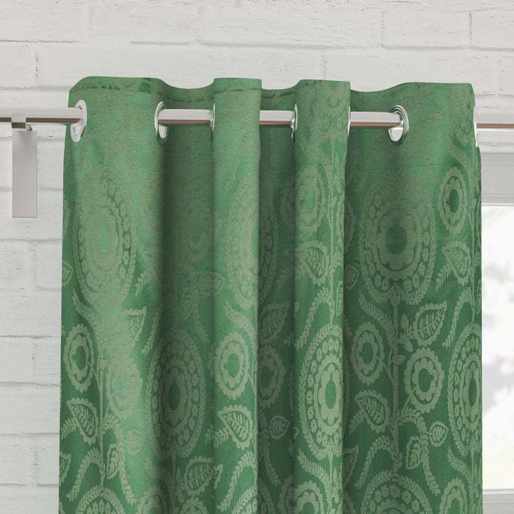 Griffin Set of 2 Jacquard Blackout Window Curtains