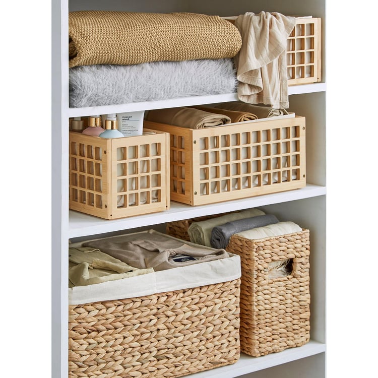 Regan York Bamboo Laundry Basket