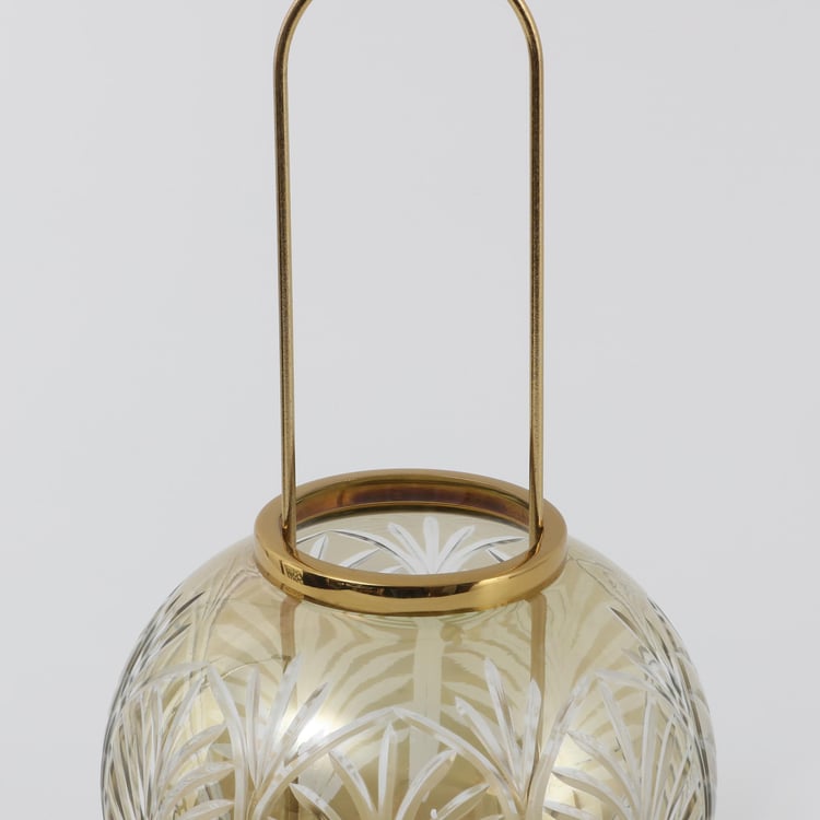 Hoovu Glass & Metal Hanging Lantern