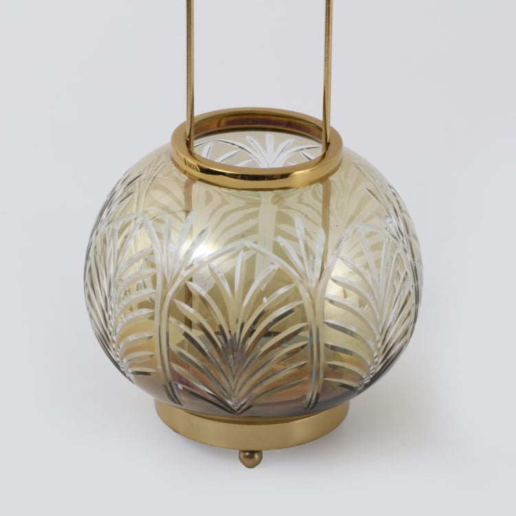 Hoovu Glass & Metal Hanging Lantern