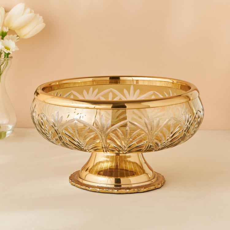 Hoovu Glass Decorative Bowl