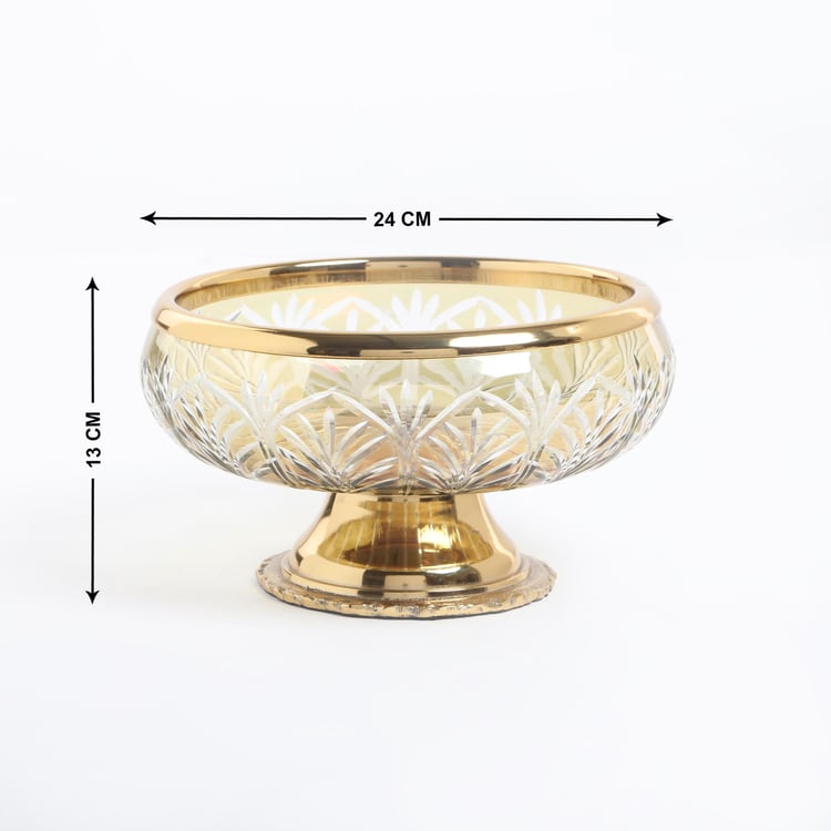 Hoovu Glass Decorative Bowl