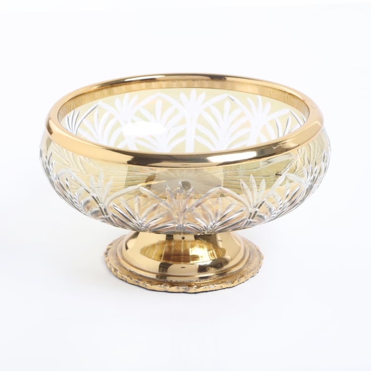 Hoovu Glass Decorative Bowl