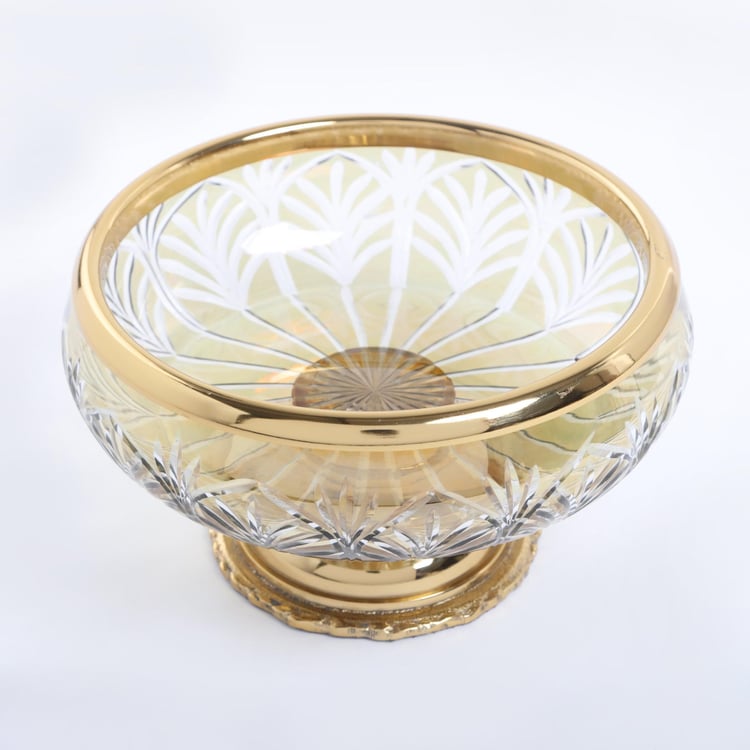 Hoovu Glass Decorative Bowl