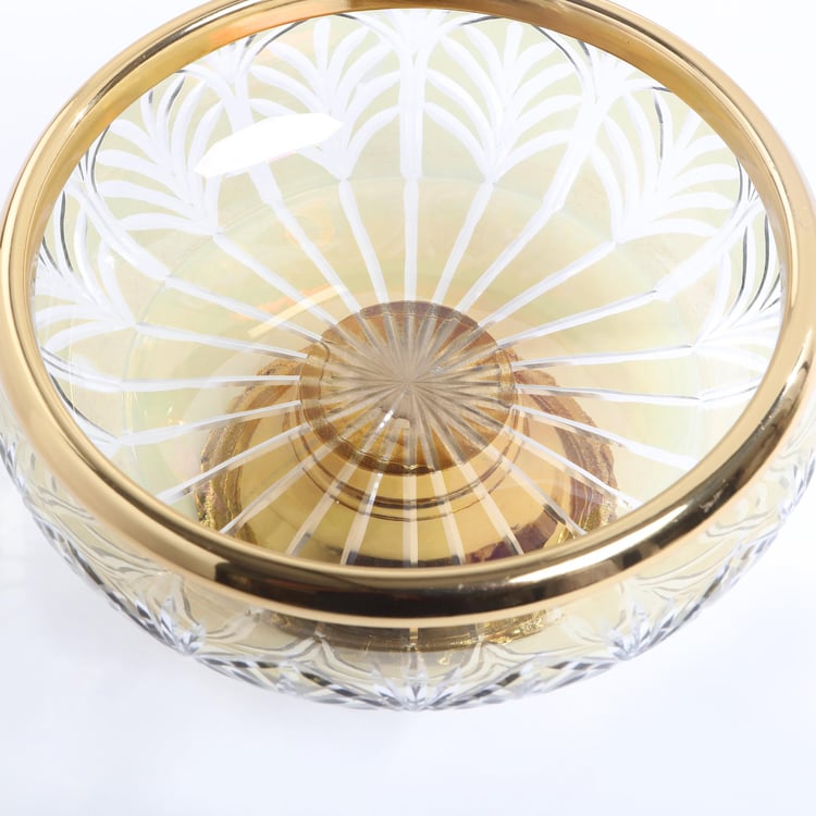 Hoovu Glass Decorative Bowl