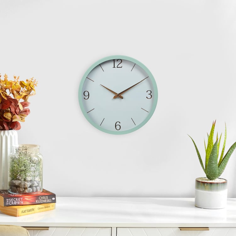 Hello Spring Metal Wall Clock - 30cm