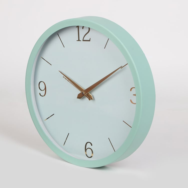 Hello Spring Metal Wall Clock - 30cm