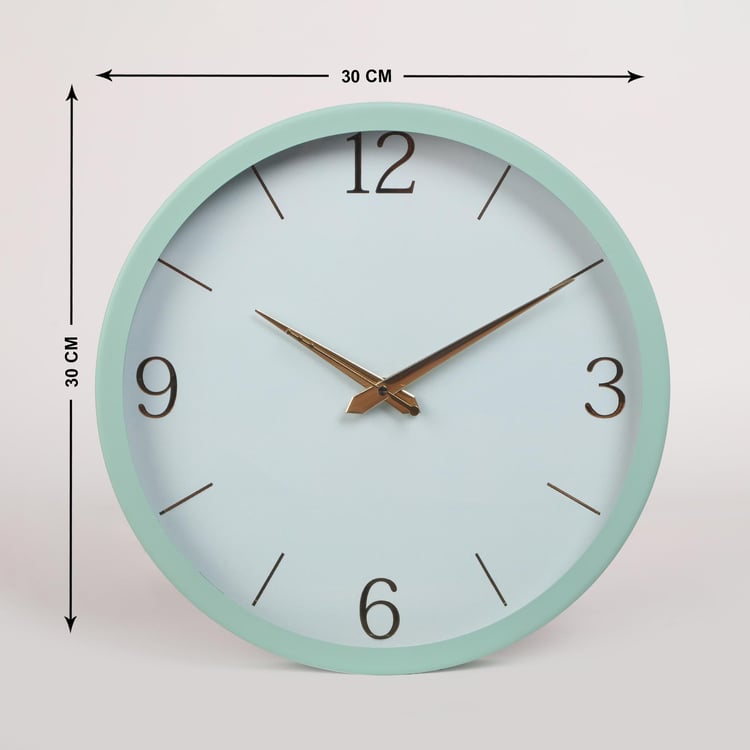 Hello Spring Metal Wall Clock - 30cm