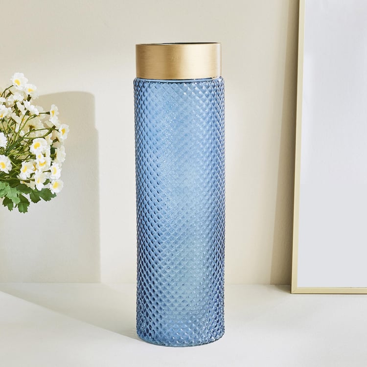 Brian Ellery Glass Tall Vase