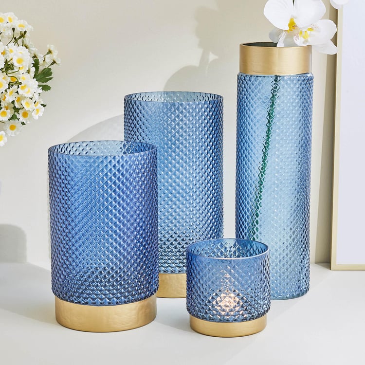 Brian Ellery Glass Tall Vase
