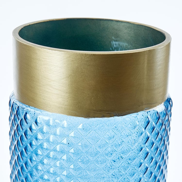 Brian Ellery Glass Tall Vase
