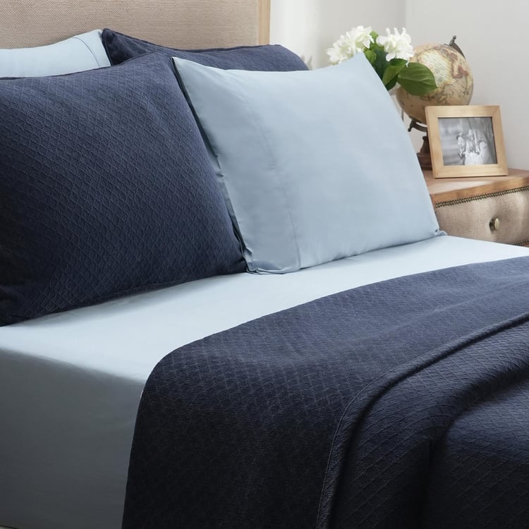 MASPAR Colorart Cotton Geometric Double Bed Cover
