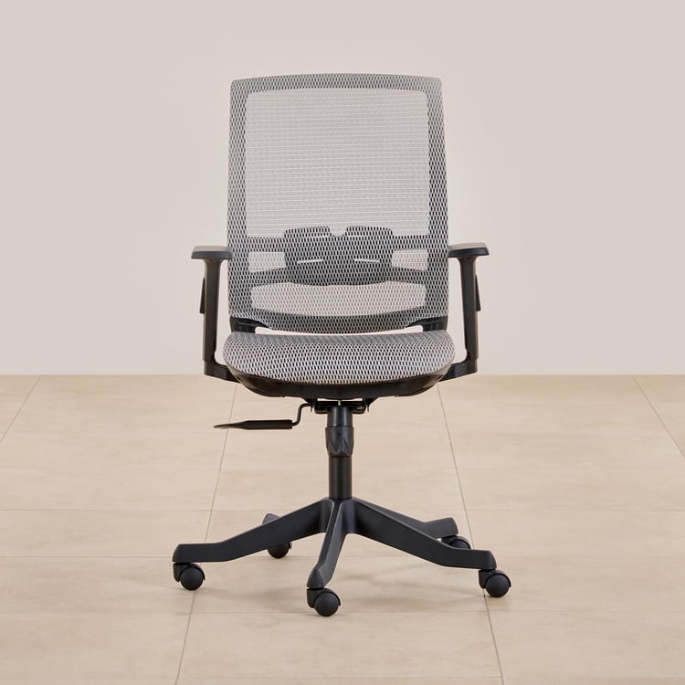 Franklin Mesh Medium Back Office Chair - Grey