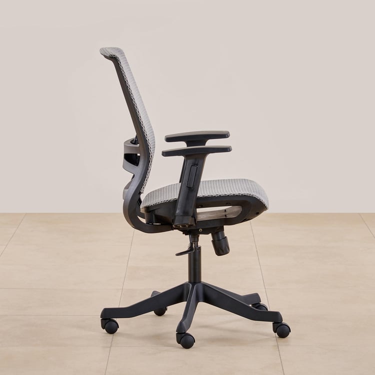 Franklin Mesh Medium Back Office Chair - Grey