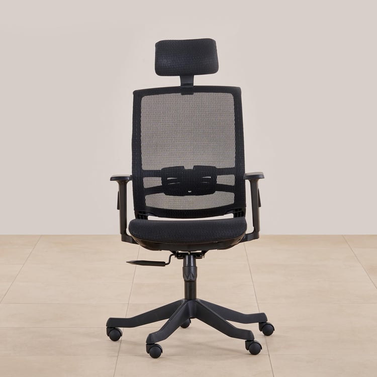 Kepler Mesh High Back Office Chair - Black