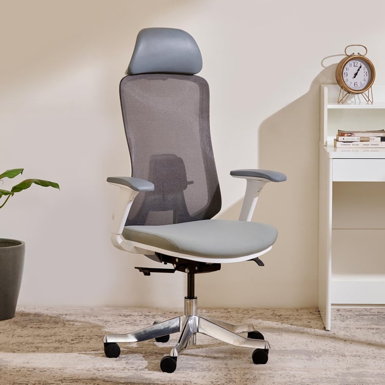 Nikola Mesh High Back Office Chair - Grey
