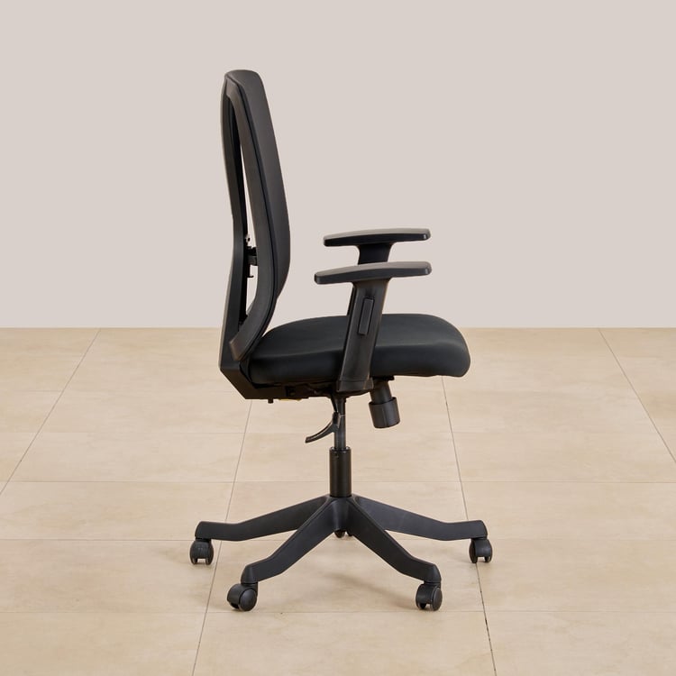 Thomson Mesh Medium Back Office Chair - Black